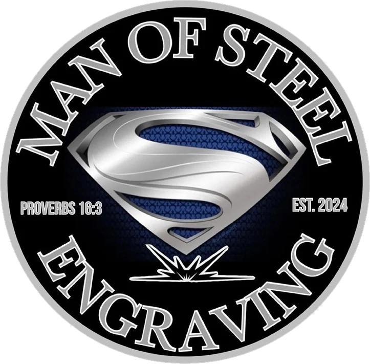 Man of Steel Engraving